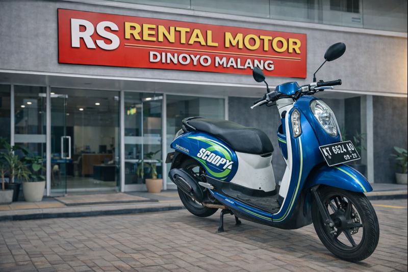 Honda Scoopy 2016 Biru